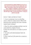 ATI FUNDAMENTALS PROCTORED EXAM ACTUAL PRACTICE EXAM WITH WELL ELABORATED AND MOST TESTED REAL PRACTICE QUESTIONS AND 100&percnt; CORRECT VERIFIED ANSWERS WITH DETAILED RATIONALES PLUS EXPERT ANSWER KEY 2026-2027 Q&A 100&percnt; GUARANTEED PASS A&plus; INSTANT DOWNLOAD PDF