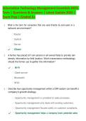 WGU D075 Information Technology Management Essentials Tests 2026 &vert; Practice Questions & Answers &vert; Exam Prep