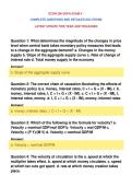 ECON 200 UOFA EXAM 2 &NewLine;COMPLETE QUESTIONS AND DETAILED SOLUTIONS&NewLine;LATEST UPDATE THIS YEAR JUST RELEASED