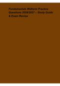 Fundamentals Midterm Practice Questions 2026&lowbar;2027 &ndash; Study Guide & Exam Review