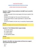 ECON 200 UOFA EXAM 3 &NewLine;COMPLETE QUESTIONS AND DETAILED SOLUTIONS&NewLine;LATEST UPDATE THIS YEAR JUST RELEASED