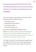 Approved Galen College Of Nursing NUR 230 Nclex Peds Exam 1 Test Bank  Actual 2026&sol;2027 Practice Questions And Study Guide Accurate Exam Complete  Real Questions And Correct Detailed Answers With Rationales &lpar;100&percnt; Correct  Verified Solutions&rpar;