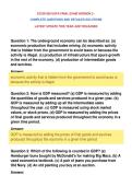 ECON 200 UOFA FINAL EXAM VERSION 2 &NewLine;COMPLETE QUESTIONS AND DETAILED SOLUTIONS&NewLine;LATEST UPDATE THIS YEAR JUST RELEASED