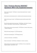 Teas 7 Science Review 2026&sol;2027 Questions With Fully Explained Answers