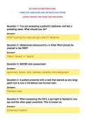 GCU NUR 634 MIDTERM EXAM &NewLine;COMPLETE QUESTIONS AND DETAILED SOLUTIONS&NewLine;LATEST UPDATE THIS YEAR JUST RELEASED