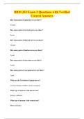 BIOS 252 Exam 2 Questions with Verified&NewLine;Correct Answers