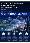 Solutions Manual for Modern Engineering Mathematics&comma; 5th Edition &lpar;James&comma; Burley&comma; Clements&comma; Dyke&comma; Steele & Wright&comma; 2018&rpar; &vert; All Chapters 1&ndash;13 Covered&NewLine;