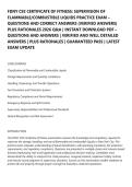 FDNY C92 CERTIFICATE OF FITNESS&colon; SUPERVISION OF&NewLine;FLAMMABLE&sol;COMBUSTIBLE LIQUIDS PRACTICE EXAM &NewLine;QUESTIONS AND CORRECT ANSWERS &lpar;VERIFIED ANSWERS&rpar;&NewLine;PLUS RATIONALES 2026 Q&A &vert; INSTANT DOWNLOAD PDF &NewLine;QUESTIONS AND ANSWERS &vert; VERIFIED AND WELL DETAILED&NewLine;ANSWERS 