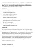 NAB NURSING HOME ADMINISTRATOR EXAMINATION &ndash; QUESTIONS AND ANSWERS &vert; VERIFIED&NewLine;AND WELL DETAILED ANSWERS &vert; PLUS RATIONALES &vert; DOWNLOAD AND PASS &vert; LATEST EXAM&NewLine;UPDATE 2026&sol;2027&rsqb; &ndash; QUESTIONS AND ANSWERS &vert; VERIFIED AND WELL DETAILED ANSWERS &vert;&NewLine;PLUS RATIONALES