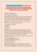 Neurologic Clinical Specialist NCS Exam 2026&colon; Latest &NewLine;Comprehensive Study Guide with Practice Questions&comma; &NewLine;Neurologic Physical Therapy Review&comma; Detailed Rationales&comma; &NewLine;Verified Answers & Success Workbook