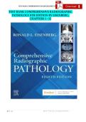Test Bank for Comprehensive Radiographic Pathology &lbrace;8th Edition&rcub; by Ronald Eisenberg &vert; All Chapters Included &vert; 100&percnt; Verified Answers &vert; Updated Version