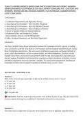 TEXAS &lpar;TX&rpar; CERTIFIED PROCESS SERVER EXAM PRACTICE QUESTIONS AND CORRECT ANSWERS&NewLine;&lpar;VERIFIED ANSWERS&rpar; PLUS RATIONALES 2026 Q&A &vert; INSTANT DOWNLOAD PDF &ndash; QUESTIONS AND&NewLine;ANSWERS &vert; VERIFIED AND WELL DETAILED ANSWERS &vert; PLUS RATIONALES &vert; GUARANTEED PASS &vert;&NewLine;LATEST