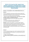 NBCOT COTA Exam Prep 2026&colon; Updated Practice &NewLine;Questions&comma; Comprehensive Occupational Therapy Assistant &NewLine;Review&comma; Detailed Explanations&comma; Verified Answers&comma; Complete &NewLine;Success Workbook 