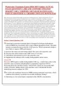 Wastewater Treatment &lpar;Latest 2026&sol; 2027 Update&rpar; ACTUAL &NewLine;EXAM &lbrack;QUESTION 1-200&rsqb; AND ANSWERS UPDATED &NewLine;2026&sol;2027 &vert; 100&percnt; VERIFIED &vert; DETAILED RATIONALES &ndash; &NewLine;PASS GUARANTEED A&plus; GRADED &vert; INSTANT DOWNLOAD 