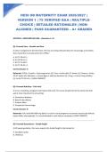 HESI OB MATERNITY EXAM 2026&sol;2027 &vert; VERSION 1 &vert; 75 VERIFIED Q&A &vert; MULTIPLE-CHOICE &vert; DETAILED RATIONALES &vert; NGN-ALIGNED &vert; PASS GUARANTEED &ndash; A&plus; GRADED