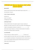 CMN568 Unit 2 Review Questions with Verified&NewLine;Correct Answers