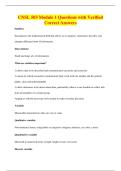 CNSL 503 Module 1 Questions with Verified&NewLine;Correct Answers