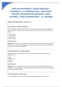HESI OB MATERNITY EXAM 2026&sol;2027 &vert; VERSION 2 &vert; 75 VERIFIED Q&A &vert; MULTIPLE-CHOICE &vert; DETAILED RATIONALES &vert; NGN-ALIGNED &vert; PASS GUARANTEED &ndash; A&plus; GRADED