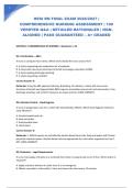 HESI RN FINAL EXAM 2026&sol;2027 &vert; COMPREHENSIVE NURSING ASSESSMENT &vert; 100 VERIFIED Q&A &vert; DETAILED RATIONALES &vert; NGN-ALIGNED &vert; PASS GUARANTEED &ndash; A&plus; GRADED