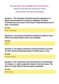 WGU C963 OBJECTIVE ASSESSMENT FINAL EXAM VERSION 2 &NewLine;COMPLETE QUESTIONS AND DETAILED SOLUTIONS&NewLine;LATEST UPDATE THIS YEAR JUST RELEASED