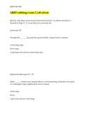 ARRT Radiology Exam 3&colon; Complete Practice Questions and Verified Answers for Certification Success
