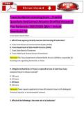 Texas Sanitarian Licensing Exam &ndash; Practice&NewLine;Questions And Correct Answers&lpar;Verified Answers&rpar;&NewLine;Plus Rationales 2025&sol;2026 Q&A &vert; Instant&NewLine;Download Pdf
