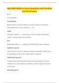 ISyE 6402 Midterm Exam Questions with Verified&NewLine;Correct Answers