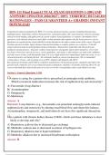 BSN 111 Final ExamACTUAL EXAM &lbrack;QUESTION 1-200&rsqb; AND &NewLine;ANSWERS UPDATED 2026&sol;2027 &vert; 100&percnt; VERIFIED &vert; DETAILED &NewLine;RATIONALES &ndash; PASS GUARANTEED A&plus; GRADED &vert; INSTANT &NewLine;DOWNLOAD 