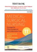 Medical-Surgical Nursing 11th Edition Test Bank &vert; Ignatavicius&comma; Rebar & Heimgartner