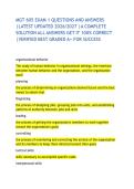 MGT 605 EXAM 1 QUESTIONS AND ANSWERS &vert;LATEST UPDATED 2026&sol;2027 &vert;A COMPLETE SOLUTION ALL ANSWERS GET IT 100&percnt; CORRECT &vert;VERIFIED BEST GRADED A&plus; FOR SUCCESS