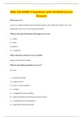 NSG 120 EXAM 1 Questions with Verified Correct&NewLine;Answers