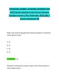 TENNESSEE BARBER LICENSING EXAMINATION &NewLine;with Practice Questions And Correct Answers &NewLine;&lpar;Verified Answers&rpar; Plus Rationales 2026 Q&A &vert; &NewLine;Instant Download Pdf