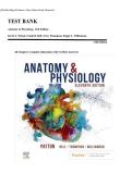 Anatomy and Physiology 11th Edition Patton Test Bank &ndash; All Chapters 1-48 Complete Exam Questions & Verified Answers by Kevin T&period; Patton&comma; Frank B&period; Bell&comma; Terry Thompson & Peggie L&period; Williamson