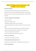 NSG 527 Midterm Exam Questions with&NewLine;Verified Correct Answers