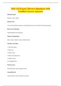 NSG 122 Exam 2 Review Questions with&NewLine;Verified Correct Answers