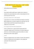 NURS 660 EXAM 2 Questions with Verified&NewLine;Correct Answers