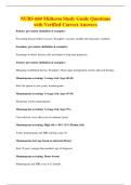 NURS 660 Midterm Study Guide Questions&NewLine;with Verified Correct Answers