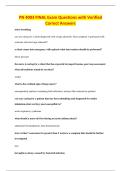 PN 4003 FINAL Exam Questions with Verified&NewLine;Correct Answers
