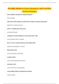 PN 4003 Midterm Exam Questions with Verified&NewLine;Correct Answers