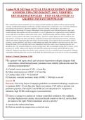 Galen NUR 242 Final ACTUAL EXAM &lbrack;QUESTION 1-200&rsqb; AND &NewLine;ANSWERS UPDATED 2026&sol;2027 &vert; 100&percnt; VERIFIED &vert; &NewLine;DETAILED RATIONALES &ndash; PASS GUARANTEED A&plus; &NewLine;GRADED &vert; INSTANT DOWNLOAD 
