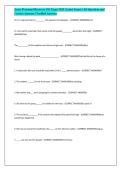 Army Personnel Recovery 101 Exam 2025 &lpar;Latest Exam&rpar; &vert; All Questions and Correct Answers &vert; Verified Answers&NewLine;
