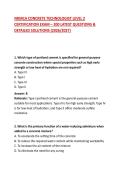 NRMCA CONCRETE TECHNOLOGIST LEVEL 2 CERTIFICATION EXAM &ndash; 200 LATEST QUESTIONS & DETAILED SOLUTIONS &lpar;2026&sol;2027&rpar;