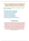 NURS 231 Pathophysiology Comprehensive Final Exam Practice Exam &ndash; Portage Learning Advanced Study Guide 2026&sol;2027