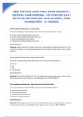 HESI CRITICAL CARE FINAL EXAM 2026&sol;2027 &vert; CRITICAL CARE NURSING &vert; 100 VERIFIED Q&A &vert; DETAILED RATIONALES &vert; NGN-ALIGNED &vert; PASS GUARANTEED &ndash; A&plus; GRADED