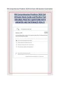 RN Comprehensive Predictor 2026 Exit Exam 100-Question Examination
