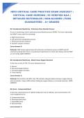 HESI CRITICAL CARE PRACTICE EXAM 2026&sol;2027 &vert; CRITICAL CARE NURSING &vert; 50 VERIFIED Q&A &vert; DETAILED RATIONALES &vert; NGN-ALIGNED &vert; PASS GUARANTEED &ndash; A&plus; GRADED