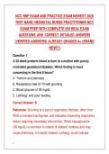 NCC NNP EXAM AND PRACTICE EXAM NEWEST 2026&NewLine;TEST BANK&vert; NEONATAL NURSE PRACTITIONER NCC&NewLine;EXAM PREP WITH COMPLETE 550 REAL EXAM&NewLine;QUESTIONS AND CORRECT DETAILED ANSWERS&NewLine;&lpar;VERIFIED ANSWERS&rpar; ALREADY GRADED A&plus; &lpar;BRAND&NewLine;NEW&excl;&excl;&rpar;