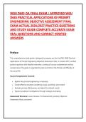 WGU D685 Practical Applications of Prompt Engineering OA Final Exam 2026&sol;2027 &ndash; Practice Questions with Verified Answers &vert; Complete Study Guide