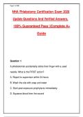 NHA Phlebotomy Certification Exam 2026&NewLine;Update Questions And Verified Answers&comma;&NewLine;100&percnt; Guaranteed Pass &vert;&vert;Complete A&plus;&NewLine;Guide