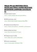 NR546 NR 546 MIDTERM FINAL&NewLine;EXAM 2026 FINAL PAPER PRACTICE&NewLine;QUESTIONS ANSWERS ACCURATE&NewLine;A&plus;